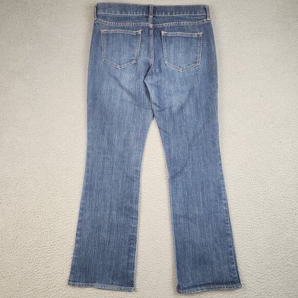 Womens Size 8 Regular Diva Old Navy Jeans Blue Bootcut Classic Mid Rise Stretch - Picture 2 of 12